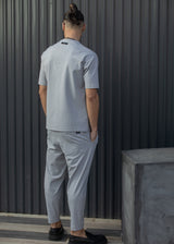 HENRY CLOTHING - Ανδρικό t-shirt - Απαλό γκρι 9-147