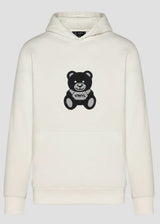 Ανδρικό φούτερ με κουκούλα Vinyl Art Clothing-91919-01-puff Teddy hoodie regular fit -white