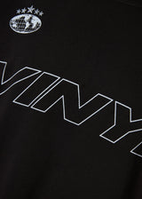 VINYL ART CLOTHING Ανδρική κοντομάνικη μπλούζα μαύρη oversized Flow District 96347-01