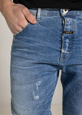 COSI JEANS Ανδρικό τζιν παντελόνι regular fit μπλε 67-APPIO 3-denim