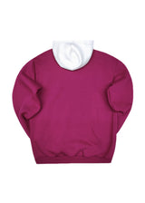 BODY STAFF - Ανδρικό μακρυμάνικο φούτερ με κουκούλα - Magenta BDS-0100