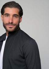 Ανδρικό μακρυμάνικο πουκάμισο μάο Ben Tailor - BENT.1138 - MONACO mao shirt μαύρο