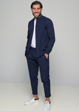 Ανδρικό μακρυμάνικο πουκάμισο μάο Ben Tailor - BENT.1138 - MONACO mao shirt σκούρο μπλε