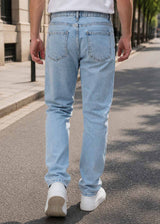 BEN TAILOR Ανδρικό παντελόνι τζιν μπλε ανοιχτό Base Line BENT.1617-denim