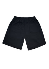 QUEST CLOTHING Ανδρική βερμούδα μαύρη Simple Logo BL-51-black