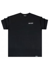 QUEST CLOTHING Ανδρική κοντομάνικη μπλούζα μαύρη BTSO BL-06