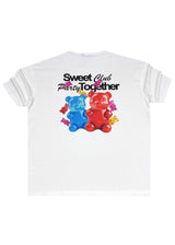 TWO BROTHERS Ανδρική κοντομάνικη μπλούζα λευκή Sweet Together BT-26470-white