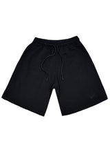 TWO BROTHERS Ανδρική βερμούδα μαύρη Simle Logo BT-26680-black