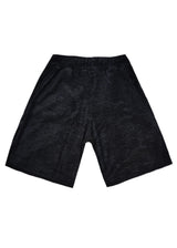 TWO BROTHERS Ανδρική βερμούδα μαύρη Terry Cloth BT-26780-black