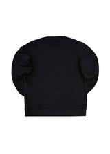 Ανδρικό μακρυμάνικο φούτερ Clever - CF-25300 - basic clever logo regular fit μαύρο