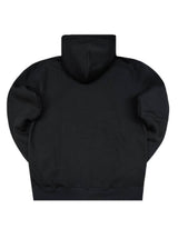 CLEVER CLOTHING - Ανδρικό μακρυμάνικο φούτερ με κουκούλα Emboidary - Μαύρο CF-26610