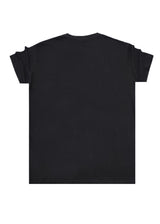 Ανδρική κοντομάνικη μπλούζα GUF-CP-1100-basic slim fit tee black