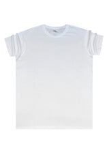 Ανδρική κοντομάνικη μπλούζα GUF-CP-1100-basic slim fit tee white