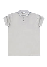 Κοντομάνικη μπλούζα τύπου πόλο GUF-CP2200-basic polo slim fit tee ice