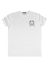 CLEVER CLOTHING Ανδρική κοντομάνικη μπλούζα λευκή Gatos CT-26210-white