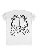 CLEVER CLOTHING Ανδρική κοντομάνικη μπλούζα λευκή Gatos CT-26210-white