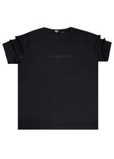 CLEVER CLOTHING Ανδρική κοντομάνικη μπλούζα μαύρη Clever Jeans CT-26270-black