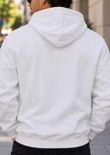CLEVER Ανδρική λευκή ζακέτα χωρίς χνούδι CT-26630-white