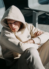 Ανδρικό μακρυμάνικο φούτερ Two Brothers - BT-25940-beige regular fit