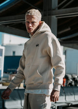 Ανδρικό μακρυμάνικο φούτερ Two Brothers - BT-25940-beige regular fit