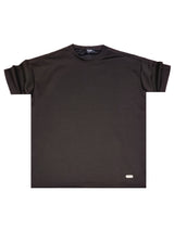 Close Society - Ανδρικό t-shirt regular fit - Dark Brown STS-PUNTO