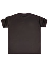 Close Society - Ανδρικό t-shirt regular fit - Dark Brown STS-PUNTO