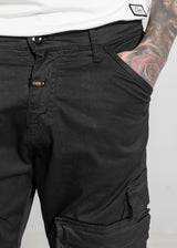 COSI JEANS Ανδρικό παντελόνι μαύρο cargo 67-ENNO-black