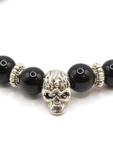 GUF CLOTHING Βραχιόλι μαύρο Scull GNG0218