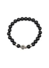GUF CLOTHING - Βραχιόλι μαύρο Cross - GNG0219