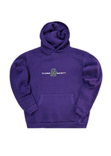 Ανδρικό φούτερ με κουκούλα Close society - HD26-700 -purple hoodie