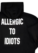 Ανδρικό φούτερ με κουκούλα Close society-HD26-903-black hoodie regular fit Allergic To Idiots