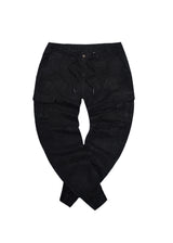 Ανδρικό cargo Παντελόνι GUF - BF-6637-1 - fabric cargo μαύρο