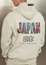 TONY COUPER - Ανδρικό μακρυμάνικο φούτερ με κουκούλα Japan - Ice H27/25