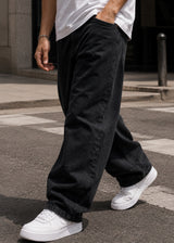 GUF CLOTHING - Ανδρικό παντελόνι Baggy Jean - Μαύρο JC7854N