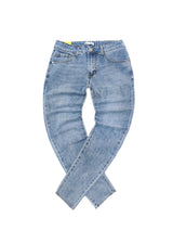 Ανδρικό τζιν παντελόνι-GUF-JK3047-basic jeans slim fit μπλε