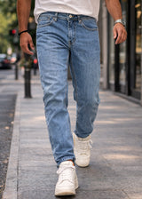 GUF CLOTHING Ανδρικό τζιν παντελόνι basic jeans slim fit μπλε JK3074