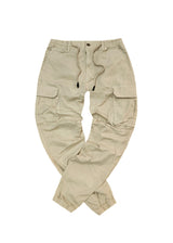 GUF CLOTHING Ανδρικό ανοιξιάτικο cargo παντελόνι σκούρο μπεζ KS22-738-dark beige