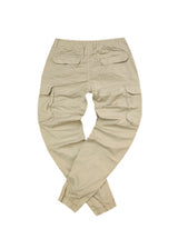 GUF CLOTHING Ανδρικό ανοιξιάτικο cargo παντελόνι σκούρο μπεζ KS22-738-dark beige