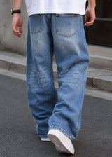 GUF CLOTHING - Ανδρικό τζιν παντελόνι Baggy - Denim N8500