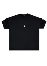 Ανδρική κοντομάνικη μπλούζα oversized Close society-STO-205-black-i like dogs more than people