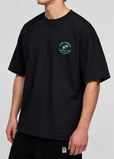 CLOSE SOCIETY - Ανδρικό oversized t-shirt Lifting Club - Μαύρη STO-320