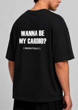 CLOSE SOCIETY - Ανδρικό oversized t-shirt Cardio - Μαύρο STO-324