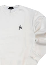 Ανδρική μακρυμάνικη φούτερ Close Society - SW26-400 - black basic close logo regular fit λευκό