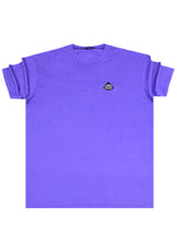 Ανδρική κοντομάνικη μπλούζα Tony Couper - T25/12 - purple diamond regular fit μωβ