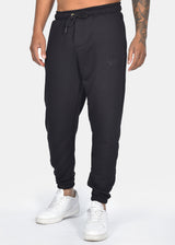 Two Brothers Ανδρική φόρμα ανοιξιάτικη μαύρη simple jogger pants BT-26690-black