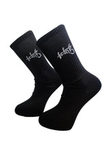TWO BROTHERS Κάλτσες μαύρες Small Logo TBS-02-black