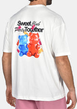 TWO BROTHERS Ανδρική κοντομάνικη μπλούζα λευκή Sweet Together BT-26470-white