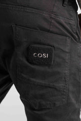Ανδρικό παντελόνι Cosi Jeans - 66-TIAGO 60 - pants regular fit μαύρο