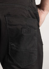 Ανδρικό παντελόνι Cosi Jeans-67-TIAGO 95- pants regular fit elasticated μαύρο