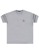Ανδρική κοντομάνικη μπλούζα Tony couper - TO25/13 - stellar oversized t-shirt γκρι ανοιχτό
